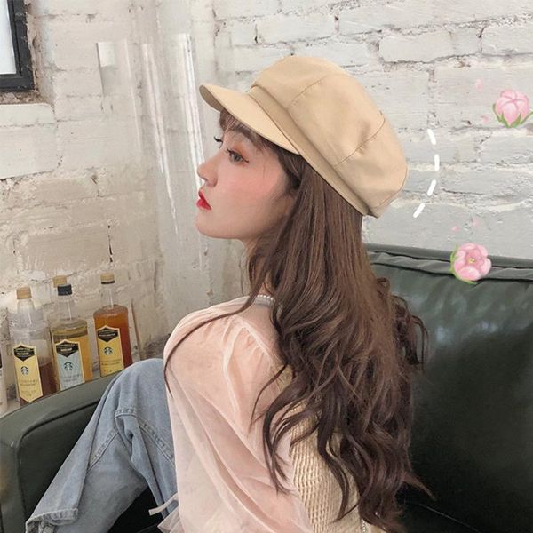 hat female beret spring and autumn new octagonal hat british retro pumpkin tide, Blue;gray
hat female beret spring and autumn new octagonal hat british retro pumpkin tide, Blue;gray