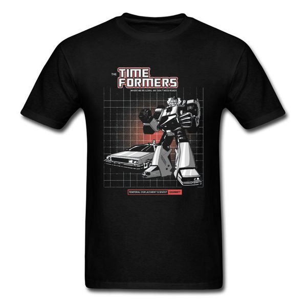 men's t shirt time formers robot camisa tees back to the future 100% cotton round collar short sleeve design shirt
men's t shirt time formers robot camisa tees back to the future 100% cotton round collar short sleeve design shirt