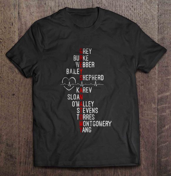 men t shirt grey burke webber bailey shepherd karev sloan o'malley stevens torres montgomery yang-grey's anatomy black version
men t shirt grey burke webber bailey shepherd karev sloan o'malley stevens torres montgomery yang-grey's anatomy black version