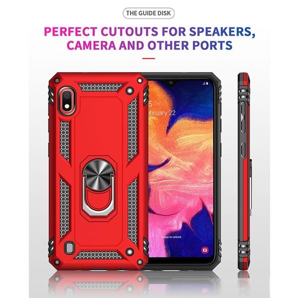 military grade shockproof phone case for samsung a10 with magnetic ring holder kickstand metal and silicone protective case 
military grade shockproof phone case for samsung a10 with magnetic ring holder kickstand metal and silicone protective case