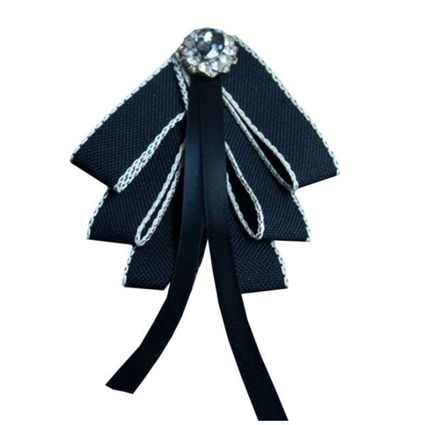 korean preppy style layered ribbon bowtie rhinestone jewelry brooch pin necktie, Blue;purple
korean preppy style layered ribbon bowtie rhinestone jewelry brooch pin necktie, Blue;purple