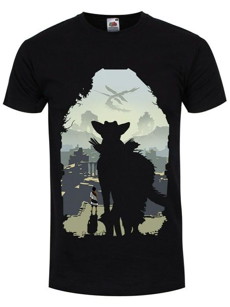 t shirt trico and colossi mens black
