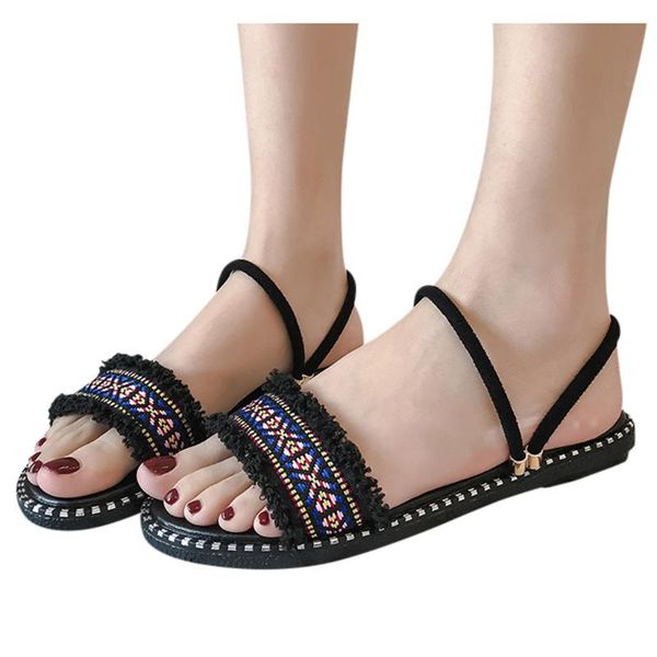 fashion plus size foreign trade ladies sandals new arrival women's summer footwear breathable non-slip flat sandal woman shoes, Black
fashion plus size foreign trade ladies sandals new arrival women's summer footwear breathable non-slip flat sandal woman shoes, Black