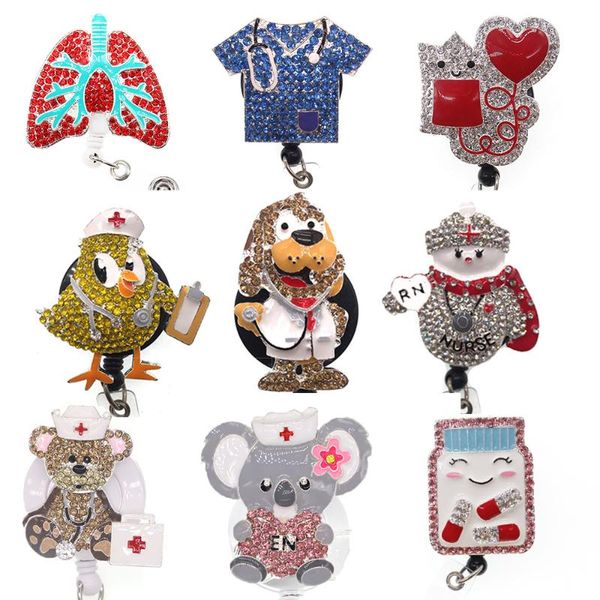 keychains 10pcs/lot rhinestone enamel / retractable id badge holder reel for accessories, Silver
keychains 10pcs/lot rhinestone enamel / retractable id badge holder reel for accessories, Silver