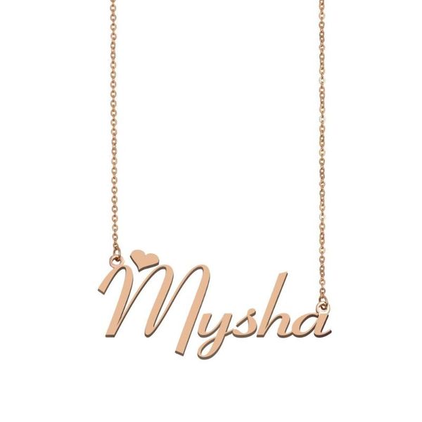 pendant necklaces mysha name necklace , custom for women girls friends birthday wedding christmas mother days gift, Silver
pendant necklaces mysha name necklace , custom for women girls friends birthday wedding christmas mother days gift, Silver
