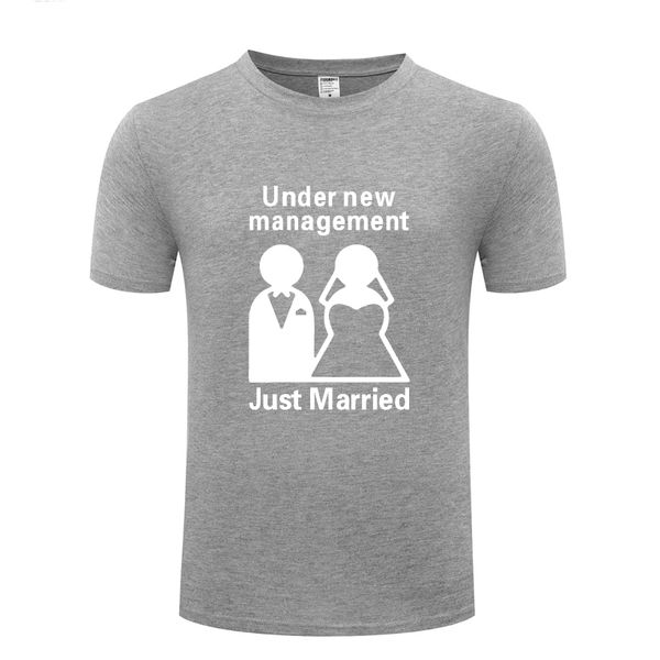 under new management - just married funny wedding gift t shirt tshirt men 2018 new short sleeve o neck cotton casual t-shirt
under new management - just married funny wedding gift t shirt tshirt men 2018 new short sleeve o neck cotton casual t-shirt
