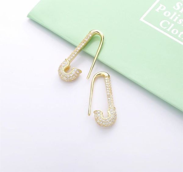 moonmory f2019 france 100% 925 sterling silver silver safety pin earring three color style one side zircon right left001, Golden;silver
moonmory f2019 france 100% 925 sterling silver silver safety pin earring three color style one side zircon right left001, Golden;silver