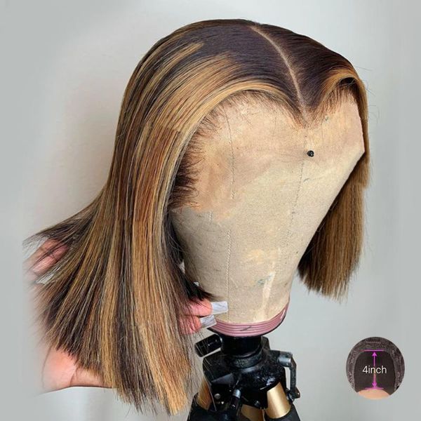 4x4 ombre highlight color lace closure wig lace front human hair wigs for women straight bob wig brazilian remy 150 density, Black;brown
4x4 ombre highlight color lace closure wig lace front human hair wigs for women straight bob wig brazilian remy 150 density, Black;brown