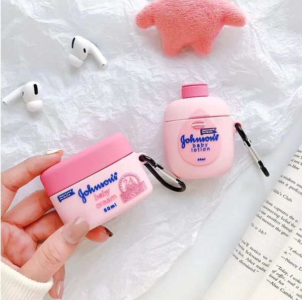luxury 3d johnson body lotion wireless bluetooth headset silicone cover for airpods 1 2 airpod pro3 earphone protective case
luxury 3d johnson body lotion wireless bluetooth headset silicone cover for airpods 1 2 airpod pro3 earphone protective case