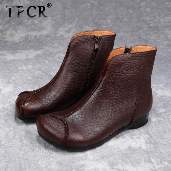 tpcr new fashion cowhide women personality retro vintage for woman mother casual soft-soled solid plus velvet ankle single boots, Black
tpcr new fashion cowhide women personality retro vintage for woman mother casual soft-soled solid plus velvet ankle single boots, Black