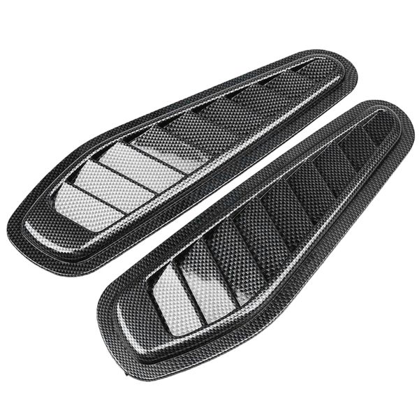2pcs abs race hood scoop bonnet air vent decorative accessories