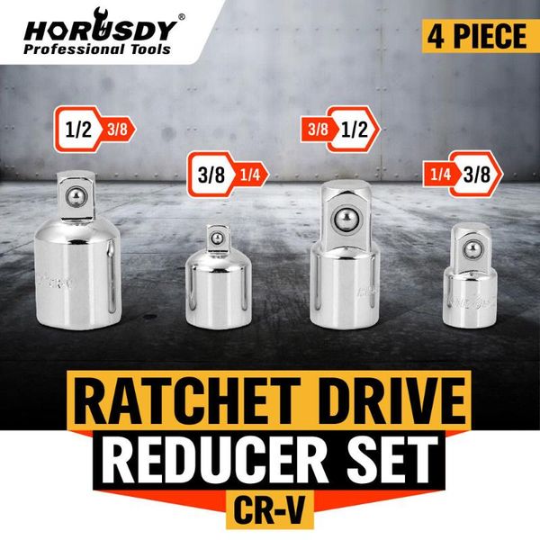 4pcs 3/8" 1/4" 1/2" ratchet wrench socket drive adapter reducer air impact set converter wrench-sleeve joint converter
4pcs 3/8" 1/4" 1/2" ratchet wrench socket drive adapter reducer air impact set converter wrench-sleeve joint converter