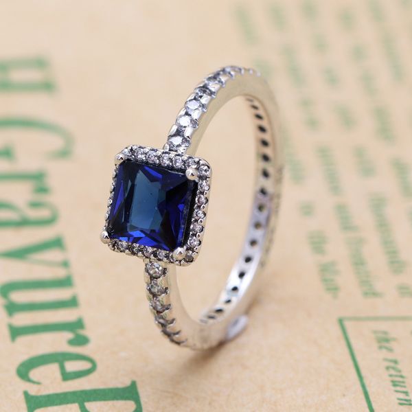 2020 new 925 sterling silver ring blue square zircon ring personalized creative full diamond female wholesa, Golden;silver
2020 new 925 sterling silver ring blue square zircon ring personalized creative full diamond female wholesa, Golden;silver