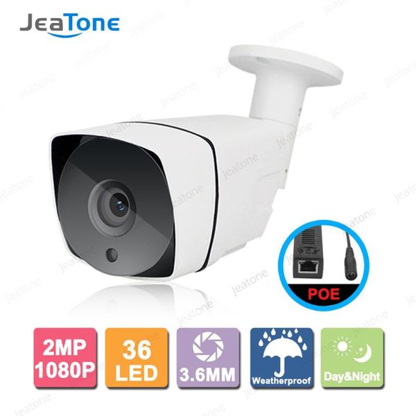 jeatone security cmos poe ip wired metal camera 1080p 2mp hd camera waterproof outdoor surveillance night vision
jeatone security cmos poe ip wired metal camera 1080p 2mp hd camera waterproof outdoor surveillance night vision
