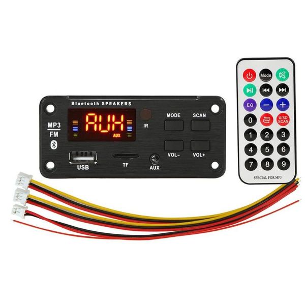 5v/ 12v mp3 wireless 5.0 dashboard car audio module usb fm tf radio aux recording support input car audio decoder board
5v/ 12v mp3 wireless 5.0 dashboard car audio module usb fm tf radio aux recording support input car audio decoder board