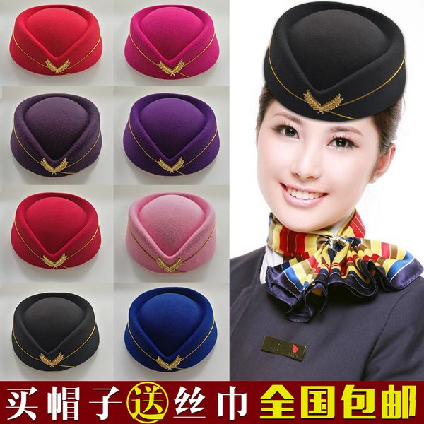stingy brim hats stewardess hat front ceremonial stage band cap fedora for woman fascinators women elegant 2021, Blue;gray
stingy brim hats stewardess hat front ceremonial stage band cap fedora for woman fascinators women elegant 2021, Blue;gray