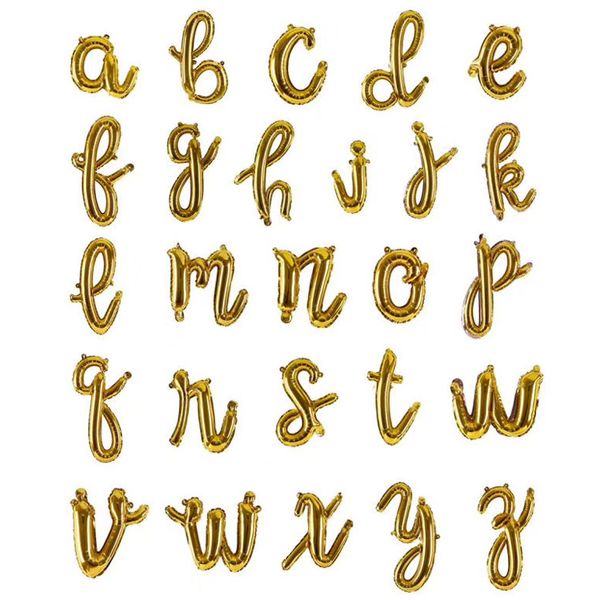 10шт на складе новый строчных букв алюминиевый фильм шар a-z письмо шар младенца день рождения украшения алюминиевой фольги шар
10шт на складе новый строчных букв алюминиевый фильм шар a-z письмо шар младенца день рождения украшения алюминиевой фольги шар