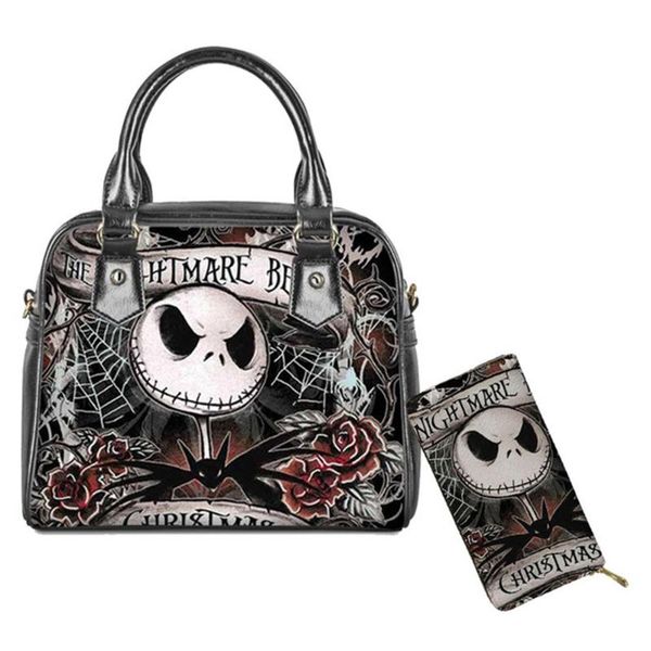 forudesigns 2pcs women shoulder bag and wallet the nightmare befor christmas print pu leather handbag&purse set lady's tote bag
forudesigns 2pcs women shoulder bag and wallet the nightmare befor christmas print pu leather handbag&purse set lady's tote bag