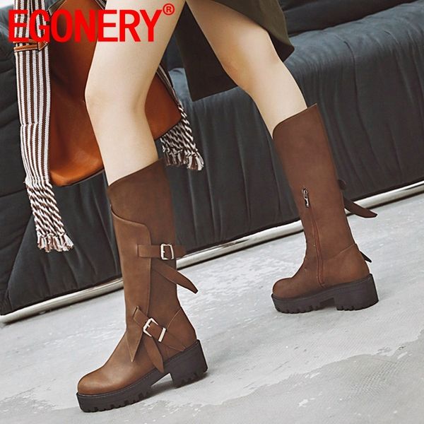 egonery winter new fashion mid calf boots outside warm comfortable round toe buckle zip women shoes drop shipping size 34-45, Black
egonery winter new fashion mid calf boots outside warm comfortable round toe buckle zip women shoes drop shipping size 34-45, Black