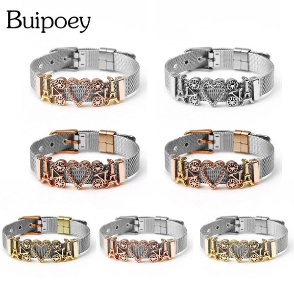 buipoey 10mm stainless steel mesh bracelets for women men heart-shaped charm original size adjustable bracelet jewelry gift, Golden;silver
buipoey 10mm stainless steel mesh bracelets for women men heart-shaped charm original size adjustable bracelet jewelry gift, Golden;silver