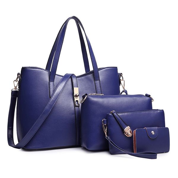 wholesale european and american new women's fashion handbag three-piece set messenger bag fashion different size bags
wholesale european and american new women's fashion handbag three-piece set messenger bag fashion different size bags