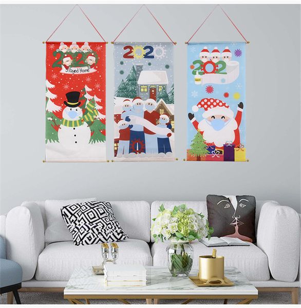 2020 christmas quarantine family of mask flag snowman santa claus window door dining table wall dossal flag fashion xmas ornaments f92501
2020 christmas quarantine family of mask flag snowman santa claus window door dining table wall dossal flag fashion xmas ornaments f92501