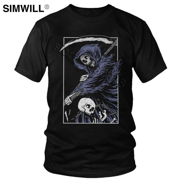 fashion reaper skull t-shirt for men soft cotton occult death tees short sleeves crew neck urban large size t shirts gift
fashion reaper skull t-shirt for men soft cotton occult death tees short sleeves crew neck urban large size t shirts gift