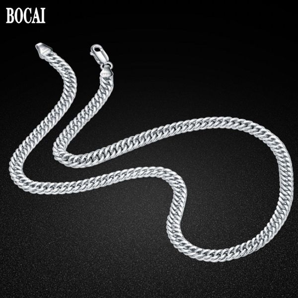 chains bocai s925 pure silver ornaments curb chain 6mm personality domineering han edition men's white gold necklace
chains bocai s925 pure silver ornaments curb chain 6mm personality domineering han edition men's white gold necklace