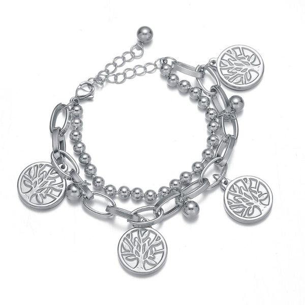 harong life tree stainless steel bracelets charm chain couple bracelet hip hop jewelry party round bead bracelet men women gift, Black
harong life tree stainless steel bracelets charm chain couple bracelet hip hop jewelry party round bead bracelet men women gift, Black