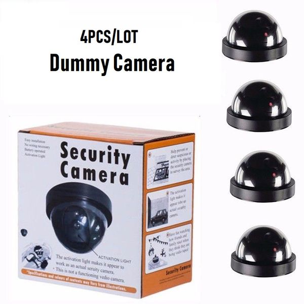 4pcs dome camera dummy waterproof security cctv surveillance camera with flashing red led light outdoor indoor simulation
4pcs dome camera dummy waterproof security cctv surveillance camera with flashing red led light outdoor indoor simulation