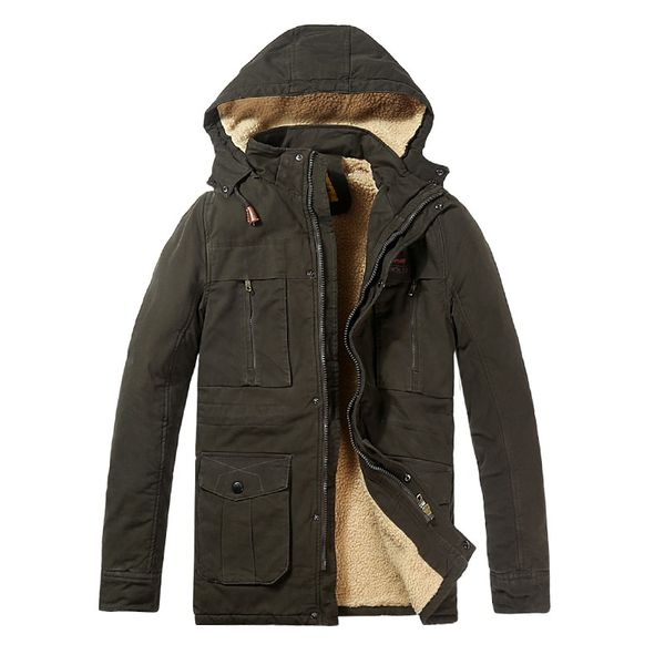loldeal men's washed cotton parka jacket tooling wash long jacket lamb cashmere thickening coatwa shed casual hooded coat, Black
loldeal men's washed cotton parka jacket tooling wash long jacket lamb cashmere thickening coatwa shed casual hooded coat, Black