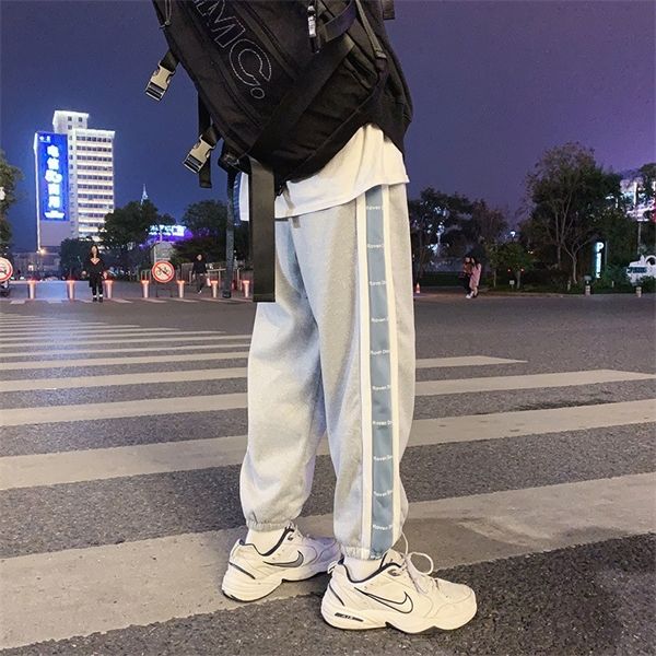 fashion men's sweatpants jogger pants casual loose hip hop boys teens students sports trousers streetwear ankle length joggers, Black
fashion men's sweatpants jogger pants casual loose hip hop boys teens students sports trousers streetwear ankle length joggers, Black