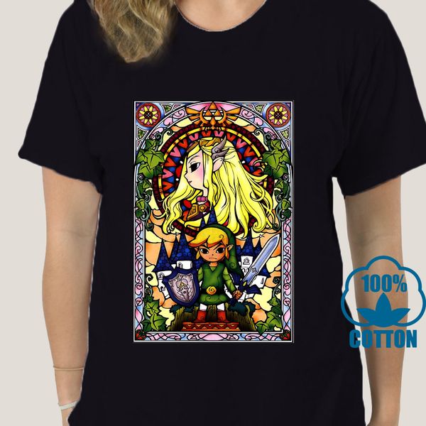 2074a loose black men tshirts homme tees legend of zelda the wind waker stained glass t shirt
2074a loose black men tshirts homme tees legend of zelda the wind waker stained glass t shirt