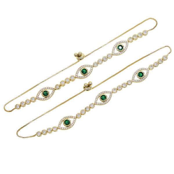 charm bracelets boho bohemia lucky turkish evil eye jewelry cute lovely 3 eyes tennis chain adjusted bracelet bangle fashion, Golden;silver
charm bracelets boho bohemia lucky turkish evil eye jewelry cute lovely 3 eyes tennis chain adjusted bracelet bangle fashion, Golden;silver