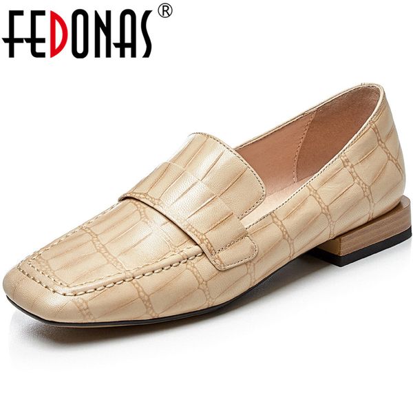 fedonas elegant shallow genuine leather loafers 2020 summer concise chunky heels pumps office lady basic shoes woman, Black
fedonas elegant shallow genuine leather loafers 2020 summer concise chunky heels pumps office lady basic shoes woman, Black