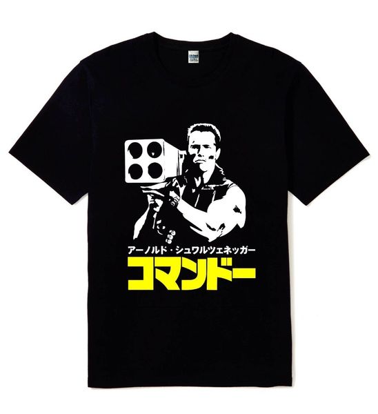 new commando arnold japanese style men's black selling 100 % cotton summer the new fashion for short sleeve tee shirt
new commando arnold japanese style men's black selling 100 % cotton summer the new fashion for short sleeve tee shirt