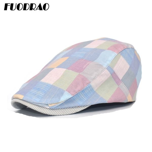 berets fuodrao spring autumn hat men cotton casquette homme casual plaid sboy cap artist painter visors a2, Blue;gray
berets fuodrao spring autumn hat men cotton casquette homme casual plaid sboy cap artist painter visors a2, Blue;gray