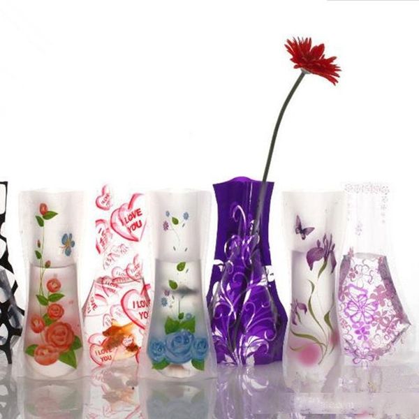 12*27cm creative clear eco-friendly foldable folding flower pvc vase unbreakable reusable home wedding party decoration
12*27cm creative clear eco-friendly foldable folding flower pvc vase unbreakable reusable home wedding party decoration