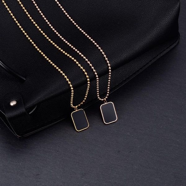 hongcheng jewellery trend double-sided plate letter pendant titanium steel rose gold color jewelry women metal necklace hcl92, Silver
hongcheng jewellery trend double-sided plate letter pendant titanium steel rose gold color jewelry women metal necklace hcl92, Silver
