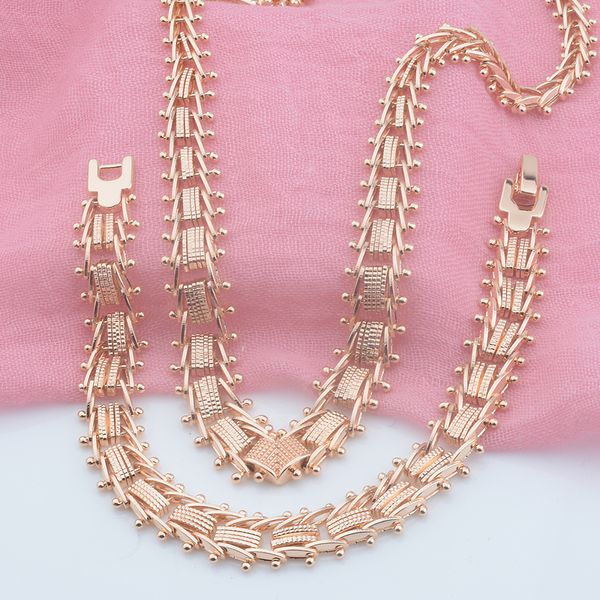 women 585 rose gold rose color geometric strand bracelet necklace choker jewelry mx200810, Slivery;golden
women 585 rose gold rose color geometric strand bracelet necklace choker jewelry mx200810, Slivery;golden