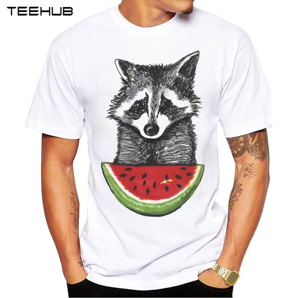 2019 men t shirts fashion racoon and watermelon design short sleeve casual hipster t-shirt cool tee
2019 men t shirts fashion racoon and watermelon design short sleeve casual hipster t-shirt cool tee