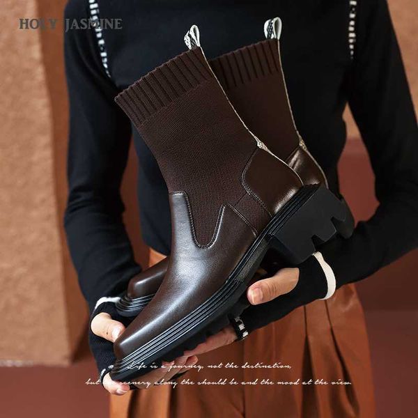 genuine leather fashion boots 2020 winter thick-heeled woolen tube slip-on thin boots round toe flat with med (3cm-5cm) rubber, Black
genuine leather fashion boots 2020 winter thick-heeled woolen tube slip-on thin boots round toe flat with med (3cm-5cm) rubber, Black