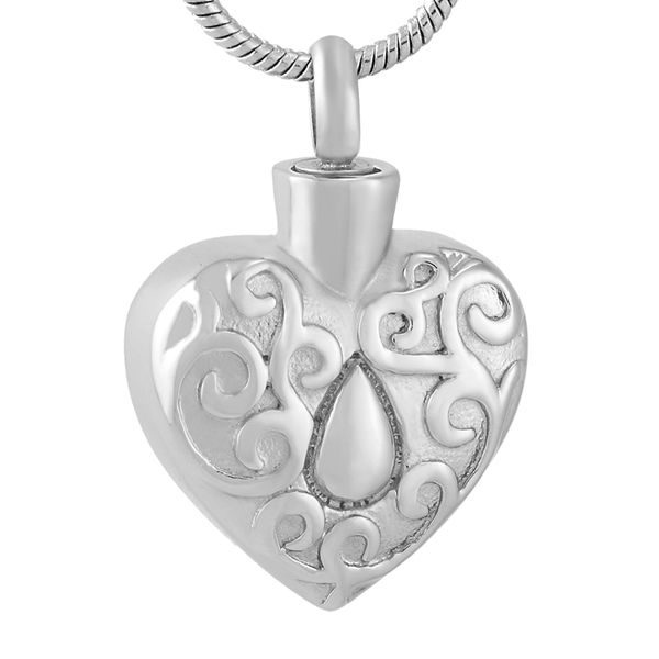 chains ijd9719 waterdrop heart shaped stainless steel cremation memorial jewelry necklace ashes urn keepsake pendant for women, Silver
chains ijd9719 waterdrop heart shaped stainless steel cremation memorial jewelry necklace ashes urn keepsake pendant for women, Silver
