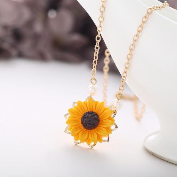 mf jewelry new jewelry creative fashion personality sunflower necklace artificial pearl necklace, Silver
mf jewelry new jewelry creative fashion personality sunflower necklace artificial pearl necklace, Silver