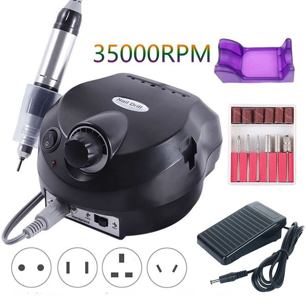nail drill & accessories 35000rpm electric machine set for manicure pedicure cuticle milling cutters strong file polishing tools
nail drill & accessories 35000rpm electric machine set for manicure pedicure cuticle milling cutters strong file polishing tools