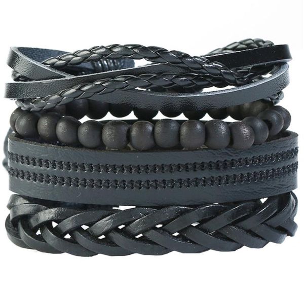 black leaf causul handmade beads rope woven multilayer charm leather men bracelets set women homme fashion jewelry accessories, Golden;silver
black leaf causul handmade beads rope woven multilayer charm leather men bracelets set women homme fashion jewelry accessories, Golden;silver
