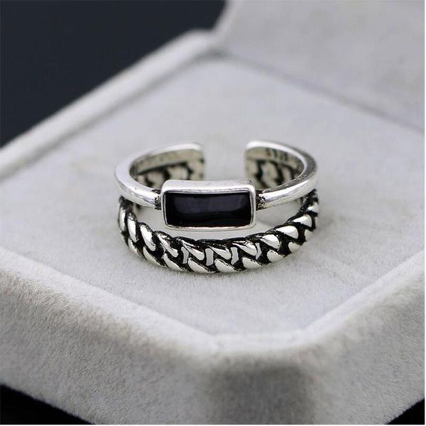 wedding rings upscale opening ring two rows twist chain irregular epoxy thai silver color for women bague, Slivery;golden
wedding rings upscale opening ring two rows twist chain irregular epoxy thai silver color for women bague, Slivery;golden