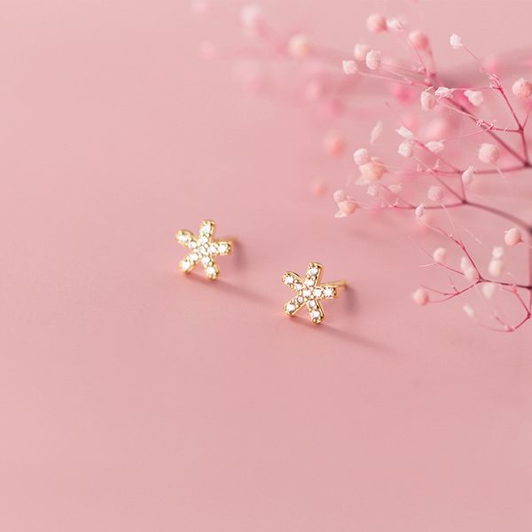 925 sterling silversweet cute inlaid zirconia flower shape stud earrings for women girls kids jewelry gift, Golden;silver
925 sterling silversweet cute inlaid zirconia flower shape stud earrings for women girls kids jewelry gift, Golden;silver