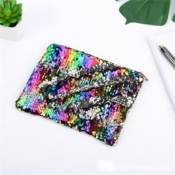 new double sided sequins cosmetic bag women mermaid makeup pouch pencil coin storage bags zipper clutch bags
new double sided sequins cosmetic bag women mermaid makeup pouch pencil coin storage bags zipper clutch bags