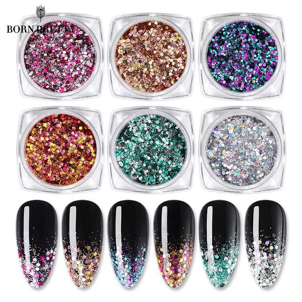 born pretty nail glittery sequins nail power ab gradient art glitter flakies shining art decoration accessories 1g, Silver;gold
born pretty nail glittery sequins nail power ab gradient art glitter flakies shining art decoration accessories 1g, Silver;gold